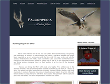 Tablet Screenshot of falconpedia.com